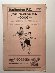 Darlington v Carlisle United; 4th November 1961 - Picture 1 of 3