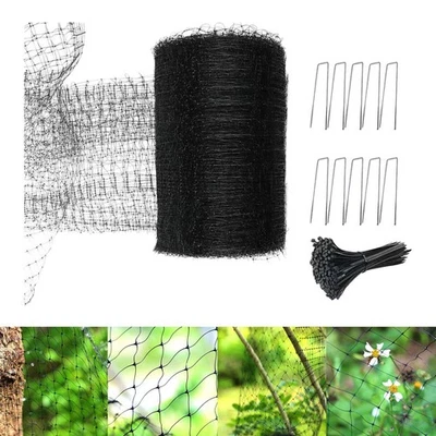 Anti Bird Net Mesh Prevent Catching Tools Practical with 10 Ground Pins Orchard - Image 1 of 4