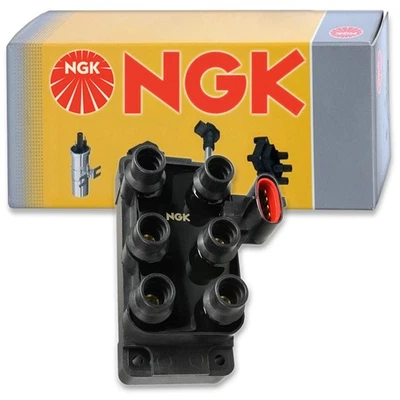 1 pc NGK Ignition Coil for 1989-2000 Mercury Cougar 3.8L 2.5L V6 - Spark uu - Image 1 of 4