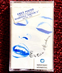 MADONNA SEALED EROTICA THAILAND CASSETTE TAPE PROMO HYPE STICKER POSTER ALBUM LP - Picture 1 of 6
