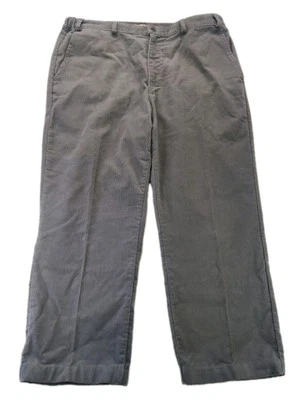 Vintage Big Mac Workwear Corduroy Straight Leg Pants Gray USA Size 40x30 (40×27) - Image 1 of 4