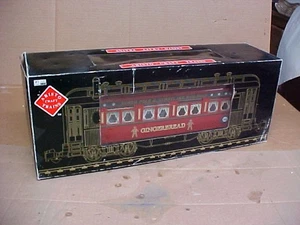 G-scale Aristocraft Coach North Pole & Snowflake RR "Gingerbread" 1025 ( PARTS ) - Picture 1 of 12