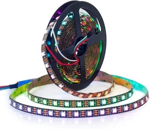 RGB Addressable LED Strip WS2811 12VLED Strip Light 5m 150 1300 LEDs Dream Color - Picture 1 of 18
