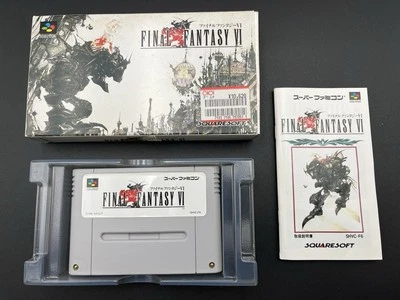 Nintendo Super Famicom SFC SNES Final Fantasy 6 VI CIB tested Japan Square Soft - Image 1 of 4