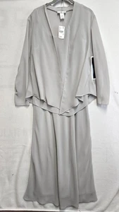 DRAPERS & DAMON GRAUES KLEID/JACKE FÜR BRAUTMUTTER NEU MIT ETIKETT GRÖSSE 14 - Bild 1 von 2