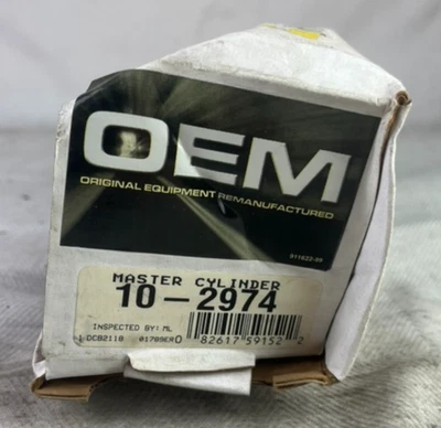 Cilindro mestre de freio fabricante de equipamento original 10-2974 Reman serve; Dodge Grand Caravan 2003-2005 - Imagem 1 de 4