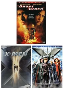 Super Heroes DVD Lot: Ghost Rider (2007) X-Men (2000) X-Men The Last Stand (2006 - Picture 1 of 4