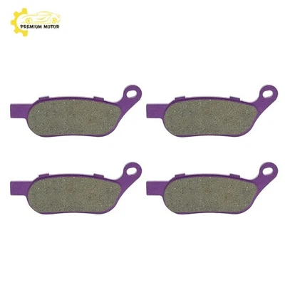 Fits 2008-2011 Harley-Davidson FXCWC Rocker C 2 Pair Brake Pads Replacement - Image 1 of 4