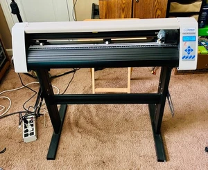 Vinyl Express R Series II Vinyl Cutter W/Stand & USB Cable WORKS - Picture 1 of 7