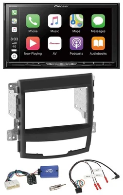 Pioneer 2DIN Lenkrad USB DAB DVD Bluetooth Autoradio für SSangYong Korando mit T - Bild 1 von 4