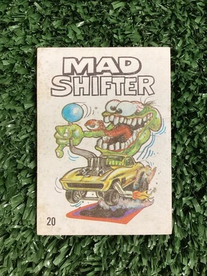 1969 Donruss Odd Rods #20 Mad Shifter Sticker Card Free Shipping! - Image 1 of 2