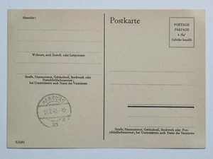 Alliierte Besetzung Behelfsganzsache P 695b Hamburg 21 - 11.7.1945 - Picture 1 of 2