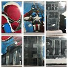 SPIDER-MAN 6 CANVAS COMIC BOOK COVERS SET RIP Stan Lee Marvel Color Art Bagged *