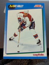 1991-92 Score Canadian Bilingual Mike Ridley Washington Capitals #503