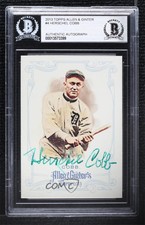 2013 Topps Allen & Ginter's Ty Cobb #4 BAS Certified BGS Encased Auto HOF