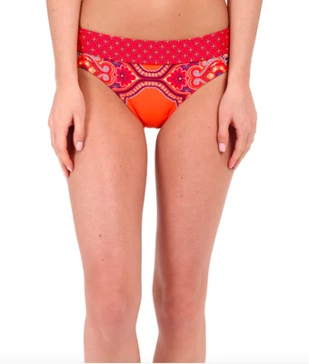 PRANA RAMBA NATACIÓN BIKINI PARTE INFERIOR PANTALONES CORTOS NEÓN NARANJA JAZMÍN GRANDE ¡NUEVO! $49 Foto 1 de 3