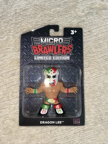 Dragon Lee Micro Brawlers Pro Wrestling Crate Exclusive Figure, AEW Cover
