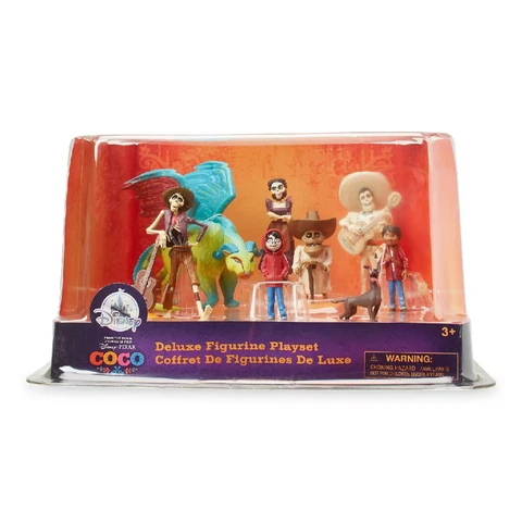 Disney Pixar Coco Deluxe Figurine Set Of Figures 8 Figures. NEW Cover