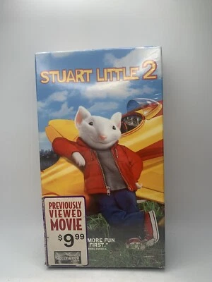 Stuart Little 2 VHS 2002 Slip Sleeve Hollywood Video Previous Rental Re-seal - Image 1 of 4