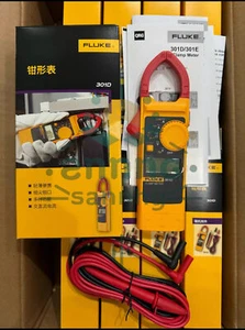 Fluke 301D AC/DC Stromzange 600A 600V Spannung Strom Frequenz Hintergrundbeleuchtung - Bild 1 von 5