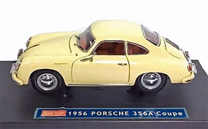 (Vintage) Sunstar '56 Lt Ylw Porsche 356A 1500 Carrera Coupe 1:18 Diecast-In Box - Picture 1 of 10
