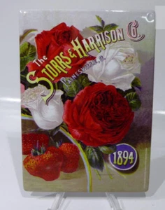 Historiche Pflanzen Blechschild Sammlerstück Nostalgisch Rosen # 1894 - Picture 1 of 1