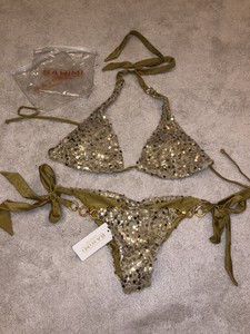 rose gold bikini set