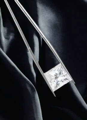 GIA Certified 0.35 TCW F Color VS1 Clarity Princess Shape Natural Loose Diamond - Image 1 of 4