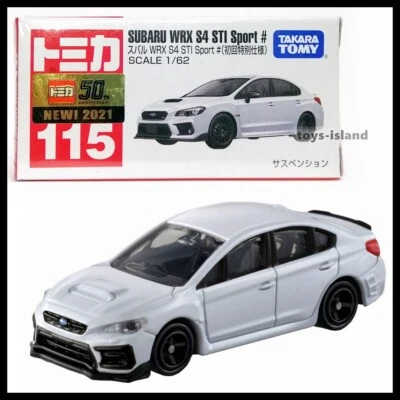 TOMICA 115 SUBARU WRX S4 STI Sport # 1/62 TOMY 2021 MAYO NUEVO MODELO Primera edición Foto 1 de 4