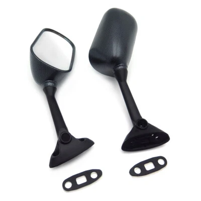 HTTMT OEM Replacement Mirrors For 2004 2005 Suzuki GSXR 600 750 Carbon - Image 1 of 4