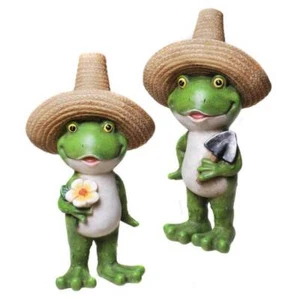 2er Set Frosch mit Sombrero, stehend, sortiert - Bild 1 von 1