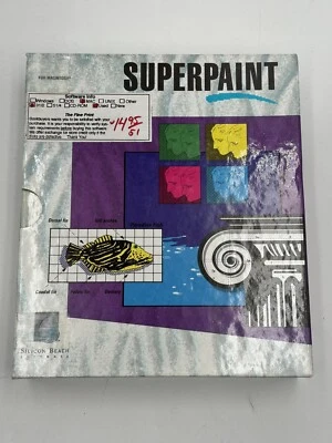 SuperPaint Silicon Beach Software Apple Macintosh Vintage - Image 1 of 4