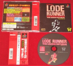 PS1 Game Lode Runner - The Legend Returns NTSC-J Japan Import PlayStation - Picture 1 of 1