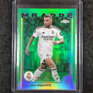 2024-25 Topps Cromo UEFA Club Comp KYLIAN MBAPPE Base Verde 79/99 #1 - Imagen 1 de 1