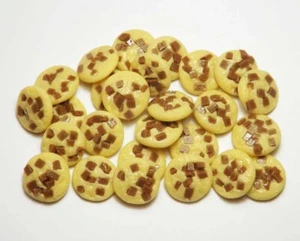 Barbi Puppenhaus Miniatur Essen Mini Cookies Chocolate Chip Jumbo Lot 👻🧲 6 Stck. - Bild 1 von 12