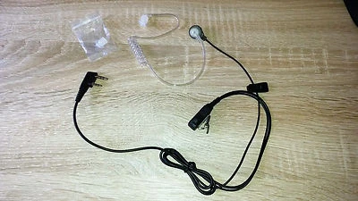 Acoustic Clear Tube Earpeice for Kenwood handheld radios - Image 1 of 4