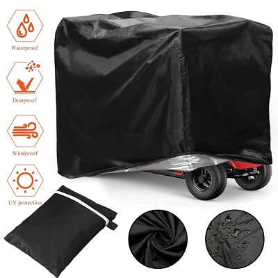 MARKENLOS Elektromobil Abdeckhauben Rollstuhl Regenschutz Seniorenmobil Abdeckung 210D