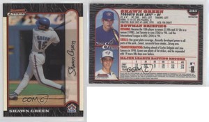 1999 Bowman Chrome Refractor Shawn Green #243