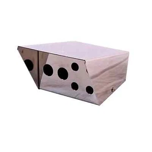 Caja de interruptores, 4 pulgadas de ancho, con orificios, Dunebuggy cromado y VW - Imagen 1 de 1