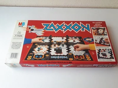 RARE ANCIEN JEU DE SOCIETE " ZAXXON " MB 1982 SEGA JEU DERIVE DU JEU DE SEGA - Photo 1/4