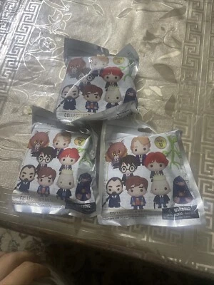 Harry Potter Series 10 Collectors 3D Bag Clip : Lot of 3 Sealed Blind Bags - Image 1 of 4