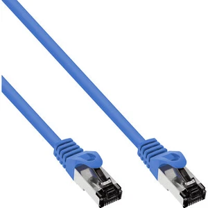 InLine® Patchkabel, S/FTP (PiMf), Cat.8.1, 2000MHz, halogenfrei, blau, 1m - Bild 1 von 3
