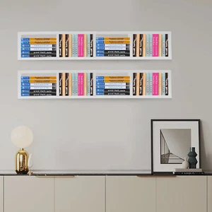 Storage Shelves for Wall, CD DVD Storage Rack Set, 34 Inch Video Game Organizer - Picture 1 of 14
