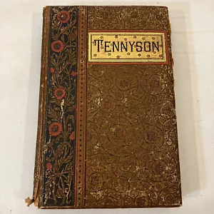 The Poetical Works of Alfred Lord Tennyson 1885 Thomas Y Crowell Leather Antique - Picture 1 of 13
