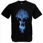 Men Women Tee 3D T-Shirt Creative Guitar Tree Print Casual Short Sleeve S-5XL