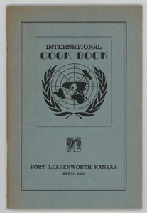 Fort Leavenwoth RECIPE BOOK Army Allied Officers Command Staff College Kansas - Picture 1 of 3