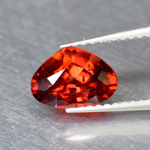 1.75Ct Pear Cut_Shimmering Transparent Unheated Rhodolite Garnet Gems - Picture 1 of 1