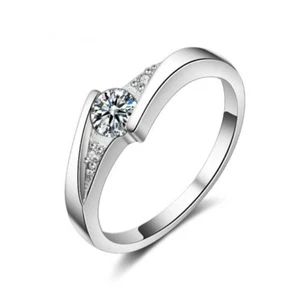 RING EDELSTAHL DAMENRINGE EHERINGE VERLOBUNGSRINGE FREUNDSCHAFTSRING SCHMUCK NEU - Bild 1 von 4