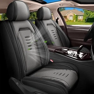 Car Front Row 2 Seat Covers Cushion Pad Faux Leather For Ford Ranger 2007-2024 - Picture 1 of 7