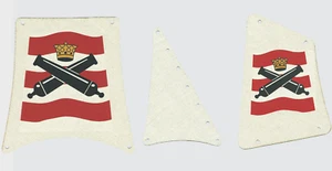 Repuesto personalizado vela de corte láser vela de tela para 6271 Imperial Flagship, textil - Imagen 1 de 1